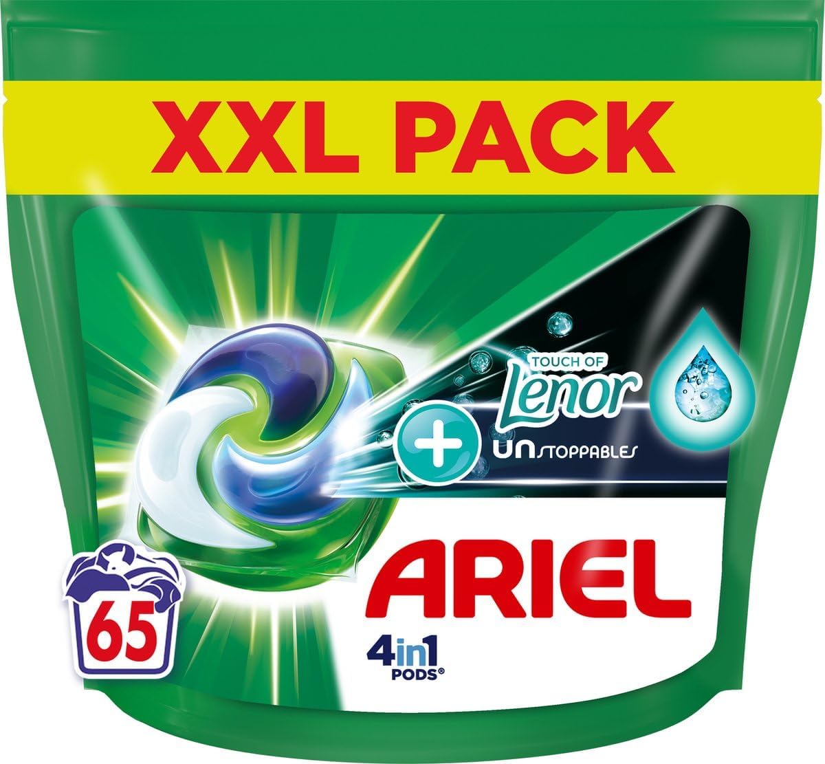 Ariel 4-in-1 Pods + Lenor Touch 130 Stück – Vorteilspackung