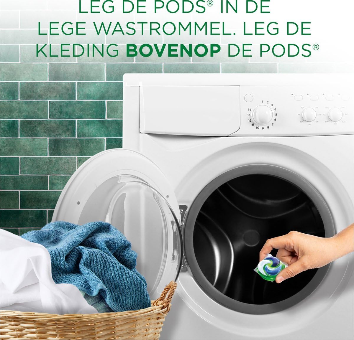 Ariel Touch of Ambi Pur 4-in-1 Waschmittelkapseln + aktive Geruchsabwehr, 3 x 45 Kapseln