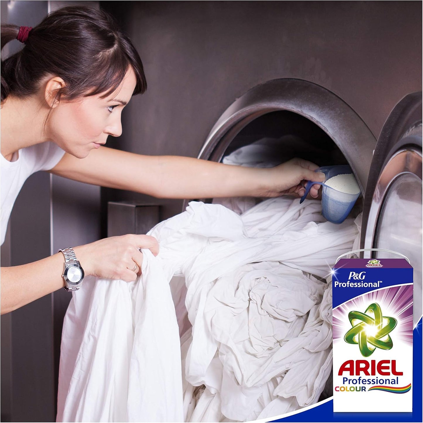 Ariel Professional Vollwaschmittel, Farbwaschmittel, 7,15 kg, 110 Waschgänge