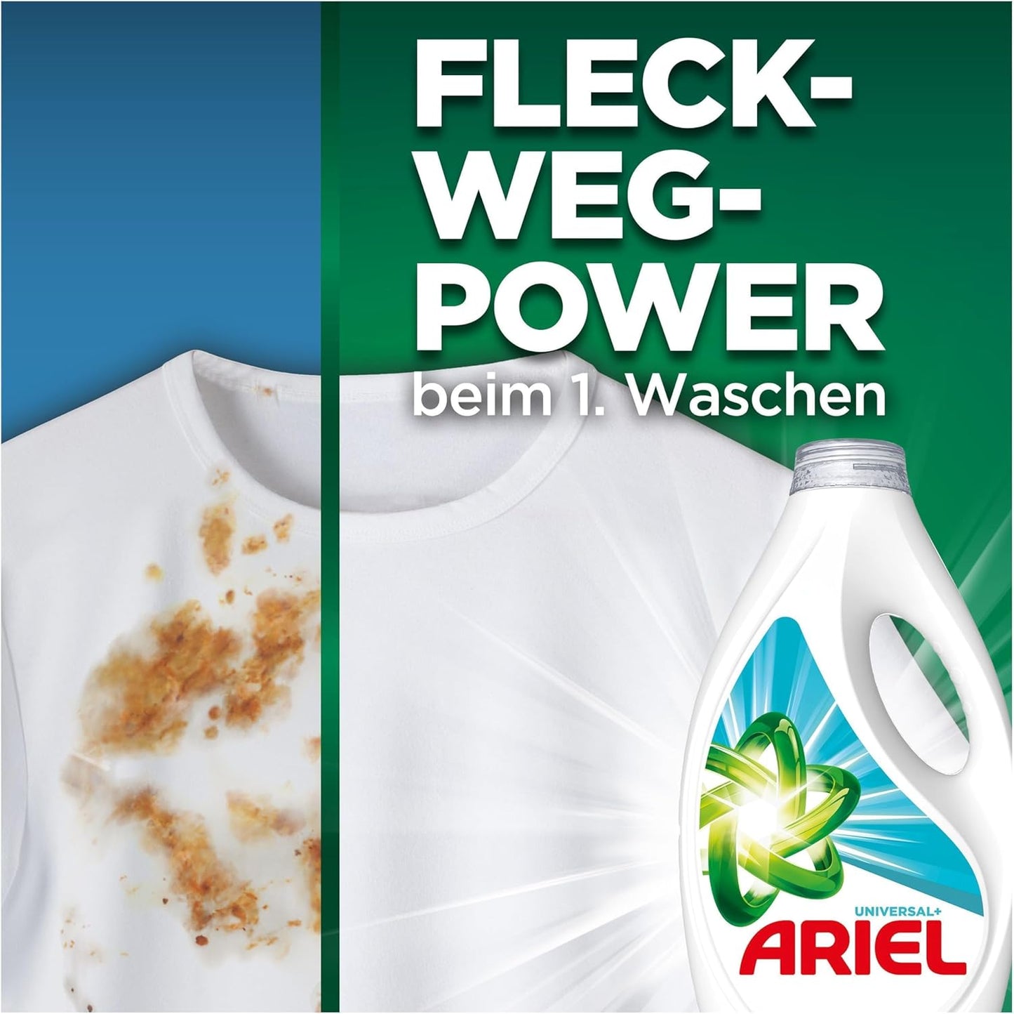 Ariel Flüssigwaschmittel 100 Waschgänge – Universal+ mit Febreze
