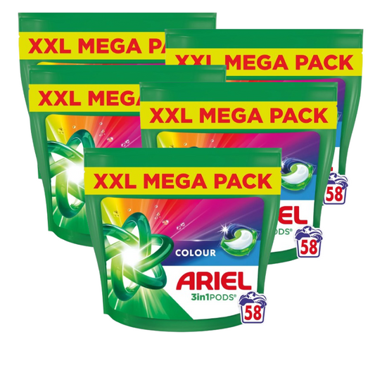 5 X Ariel 4-in-1 Pods 290 sztuk