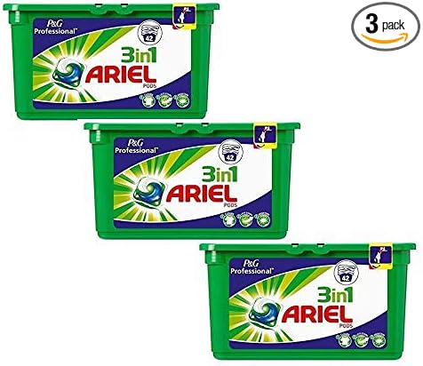 Ariel Professional 3-in-1 Pods Detergent 126 Washes (3 x 42)