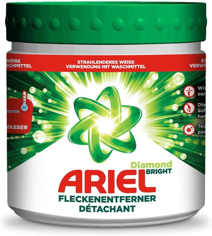 Fleckenentferner Ariel Pulver Diamon Bright für weiße Wäsche 500 g, Karton (1 x 500 g)