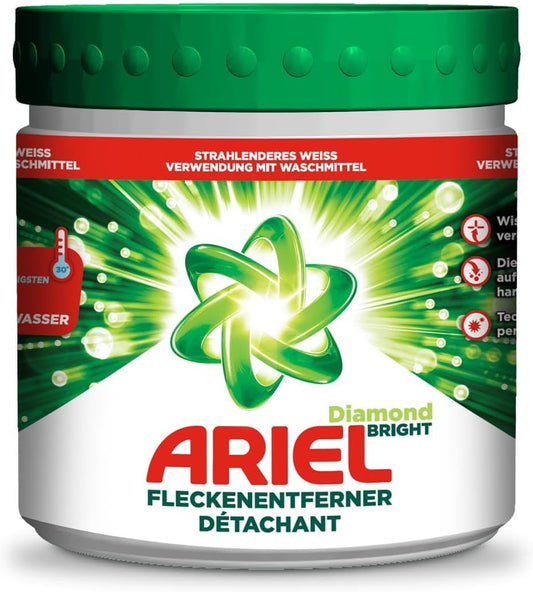 Fleckenentferner Ariel Pulver Diamon Bright für weiße Wäsche 500 g, Karton (1 x 500 g)