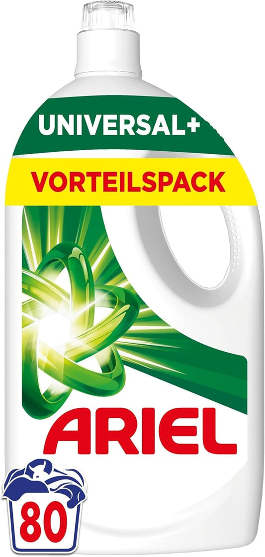 Ariel Flüssigwaschmittel 80 Waschgänge – Universal+