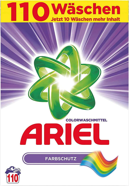 Ariel Waschmittel für Buntwäsche, Waschpulver mit Farbschutz 8001841533902 110