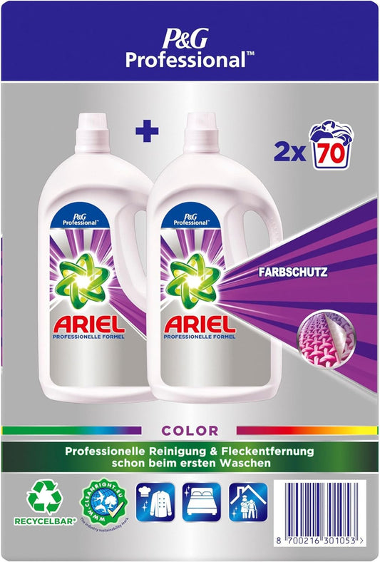 Ariel Professional Flüssigwaschmittel für Buntwäsche 3,5 l (70 Waschgänge)