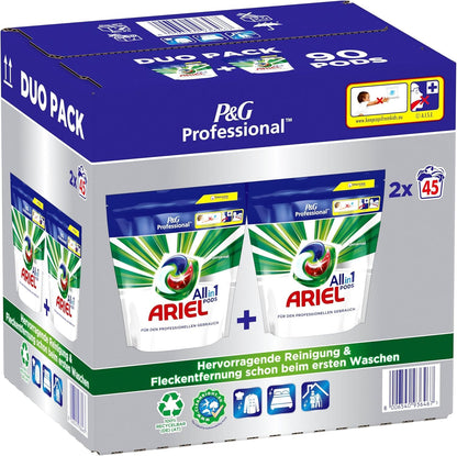 Ariel Professional All-in-1 Pods 90 Stück (2x45) – Normalwaschmittel