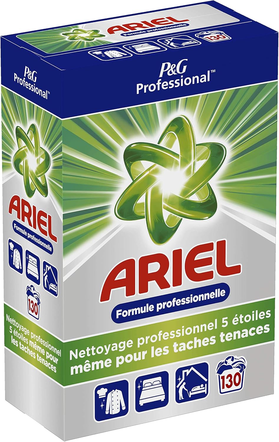 Ariel Professional Waschpulver 8 kg (130 Waschgänge) – Ultra-konzentriert