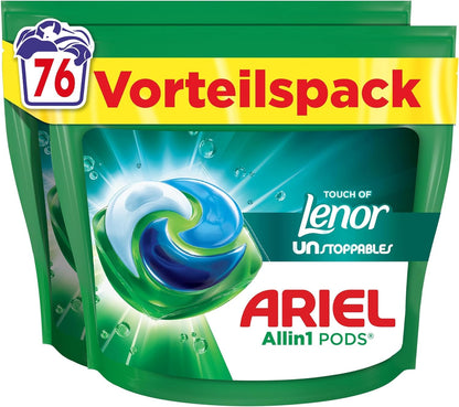 Ariel All-in-1 Pods 76 Stück – Touch of Lenor Unstoppables