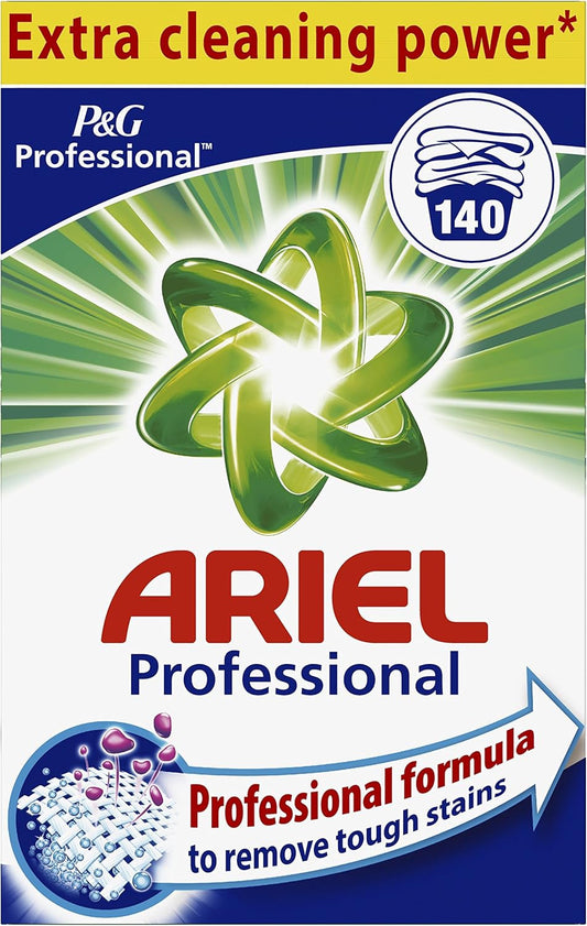 Ariel Professionelles Waschmittel für Vollwaschmittel, 9,1 kg, einzeln verpackt (1 x 140 Waschgänge)